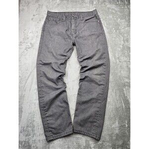 Levis 508 Regular Taper Jeans Mens 36x32 Gray Denim Pants Work American Classic